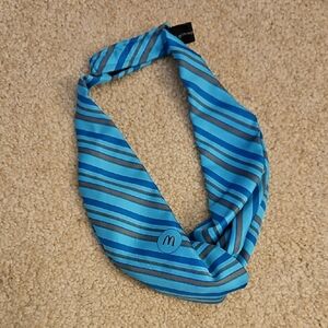 McDonald's Ascot Blue and Grey Striped